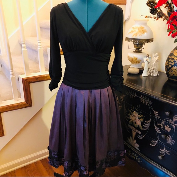 SL Fashions Dresses Illusion Soutachetrim Party Dress Poshmark